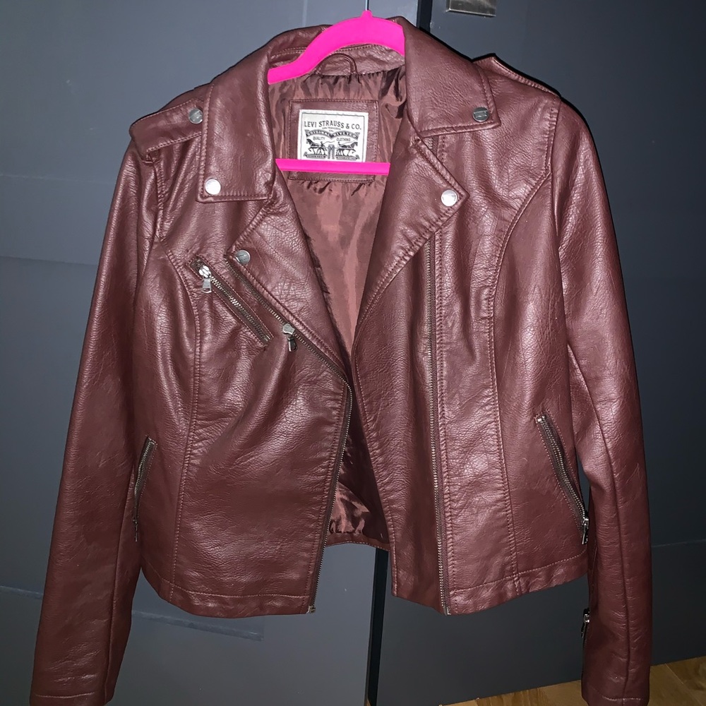 Levi’s Faux Leather Jacket in Walnut